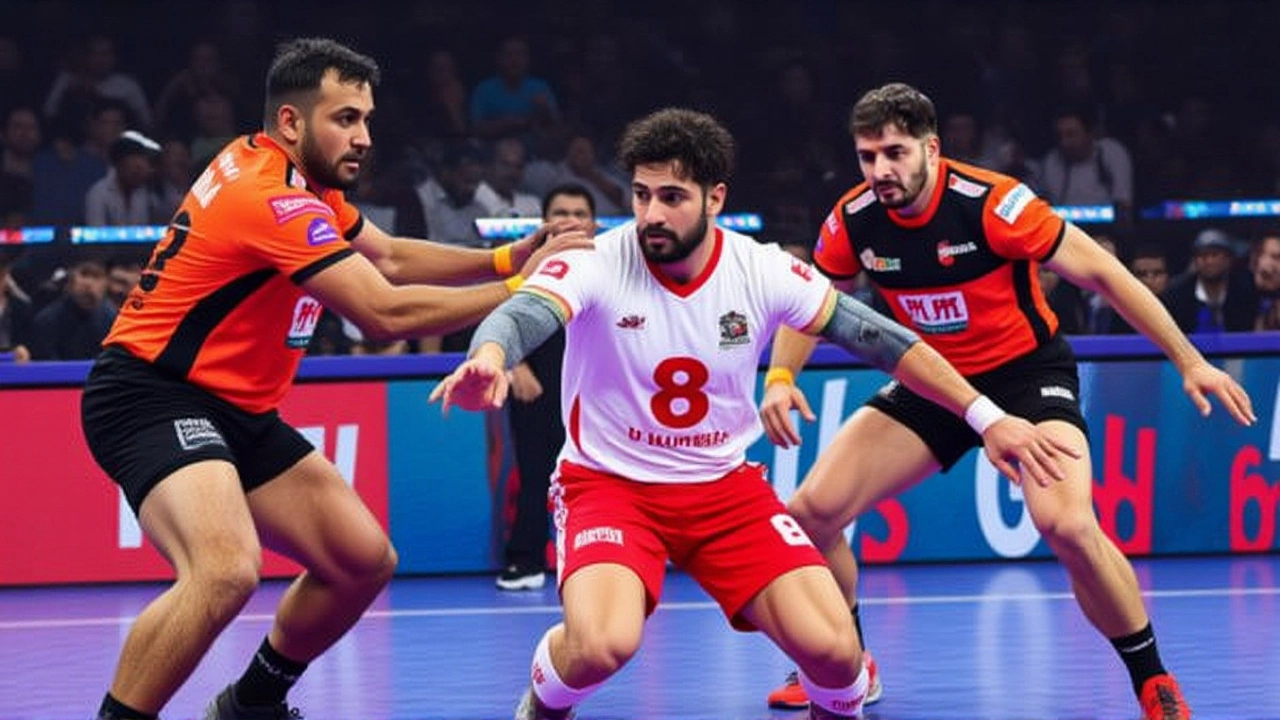 U Mumba Stuns Gujarat Giants 40-25 in PKL Season 12 Clash